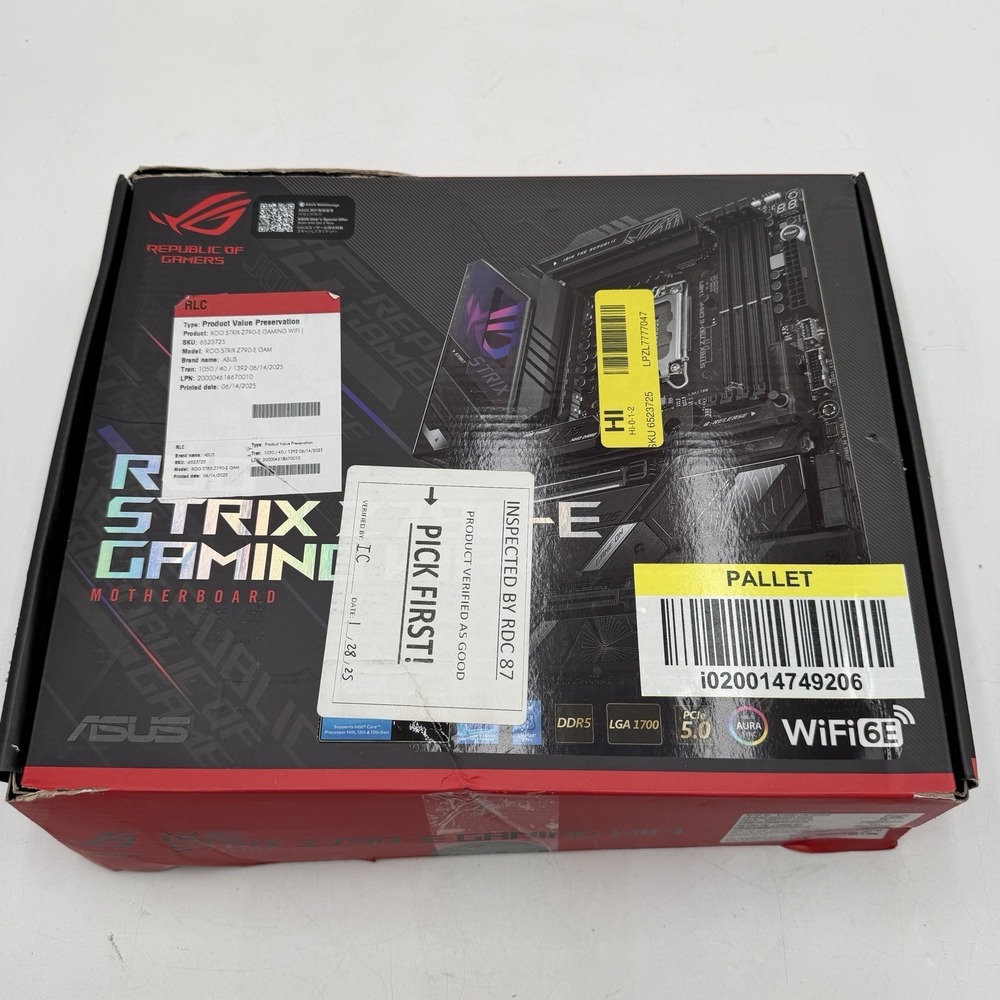 ASUS ROG Strix Z790-E Gaming WiFi LGA1700 ATX Motherboard DDR5 PCIe 5.0 WiFi 6E